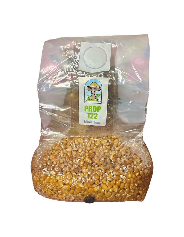 Organic Sterilized Popcorn Grain Spawn – 3 Pound