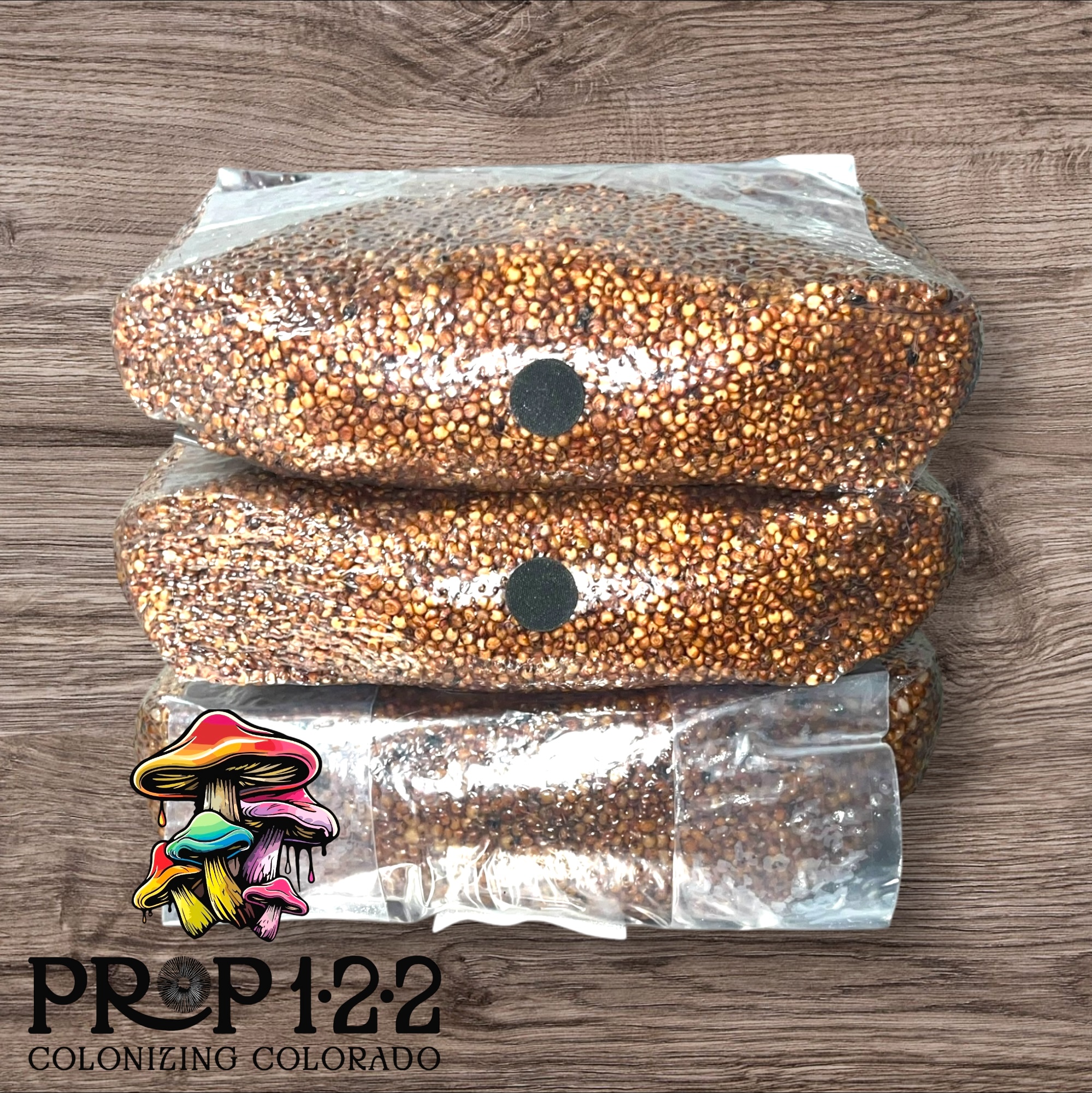 Sterilized Red Milo Grain 3-pack (3lbs each)